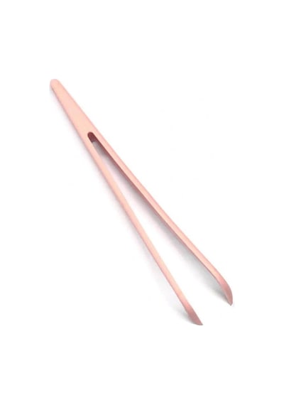 Koodmax Hassas Elektronik Ve El Sanatları Tamir Cımbızı Sert Plastik 11cm Kavisli Cımbız Açık Pembe