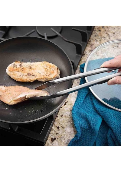 Profesyonel Mangal Maşası, Paslanmaz Çelik, Klasik Köfte Ve Izgara İçin,barbekü Maşa Paslanmaz Çelik Servis Maşası Cafe Restoran Restaraunt 30 Cm Pro Maşa