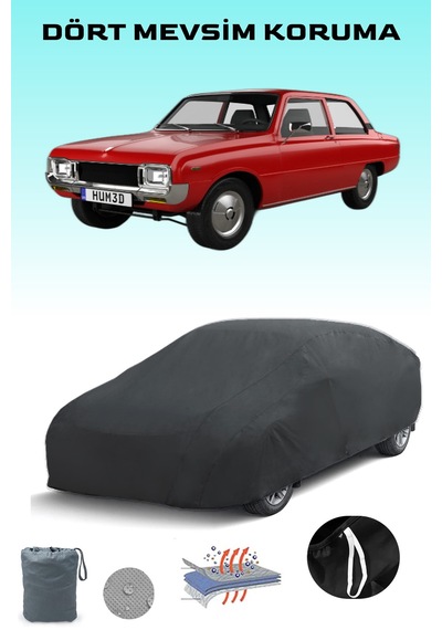 Siyah, Mazda 1000, Araba Brandası, Oto Örtüsü, Araba Çadırı Siyah
