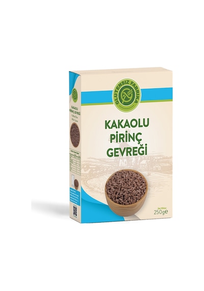 Glutensiz Fabrika Glutensiz Kakaolu Pirinç Patlağı 250 G