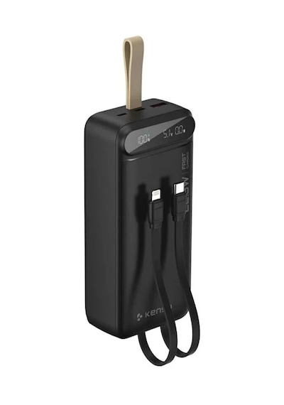 Hızlı Şarj Powerbank 30.000 Mah Taşınabilir Güç, Usb-c & Çift Çıkışlı Siyah