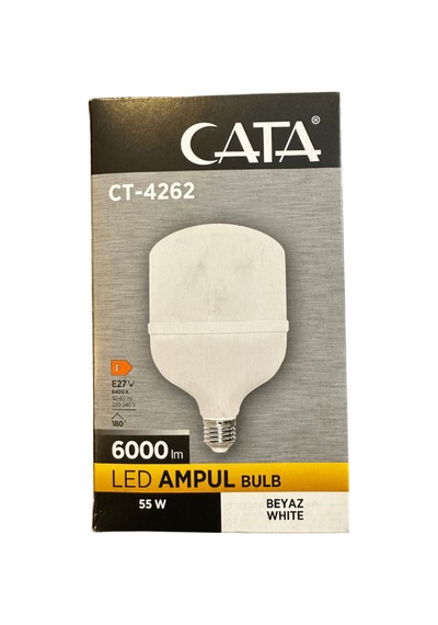 Ct-4262 55w 6400k Beyaz Işık E27 Duylu Led Torch Ampul 8 Adet