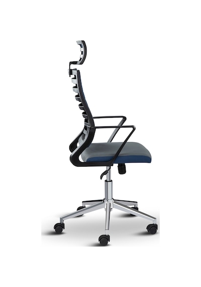 Rigel Başlıklı Ofis Koltuğu Çalışma Koltuğu Mavi Gri Rigel Başlıklı Ofis Koltuğu Çalışma Koltuğu Mavi Gri