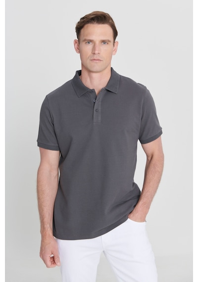 Ac&Co / Altınyıldız Classics Erkek Antrasit Slim Fit Dar Kesim Polo Yaka Kısa Kollu Tişört 4A4820200001AtrxXL Antrasit Ac&Co / Altınyıldız Classics Erkek Antrasit Slim Fit Dar Kesim Polo Yaka Kısa Kollu Tişört 4A4820200001AtrxXL Antrasit