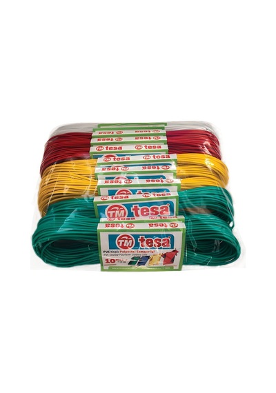 Tesa Pvc Kaplı Çelik Çamaşır Ipi 10 Metre 4 Adet 10 Diğer