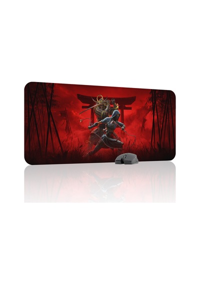 Assasin's Creed Kaymaz Dikişli Kauçuk Oyuncu Mousepad V1 - 90x40 Xxl Gaming Mouse Pad Fare Altlığı