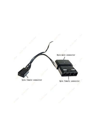 12Cm Kasa Fanı 3D 15 Led Lastik Pad Mavi Renk