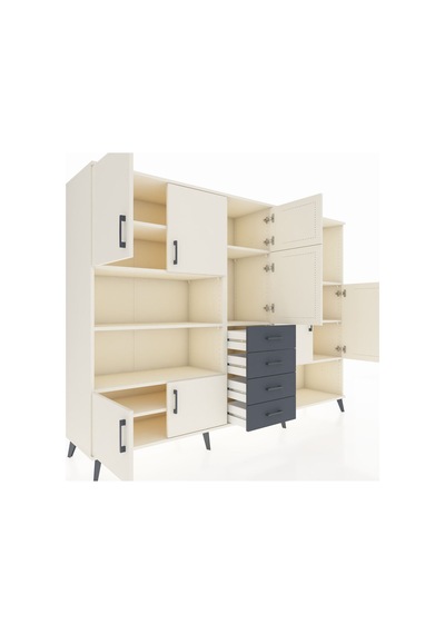 Hyperion Dolap 10 Raflı 4 Çekmeceli 8 Kapaklı 220x44x163 Aytaşı-a Aytaşı-aytaşı/antrasit Hyperion Dolap 10 Raflı 4 Çekmeceli 8 Kapaklı 220x44x163 Aytaşı-a Aytaşı-aytaşı/antrasit
