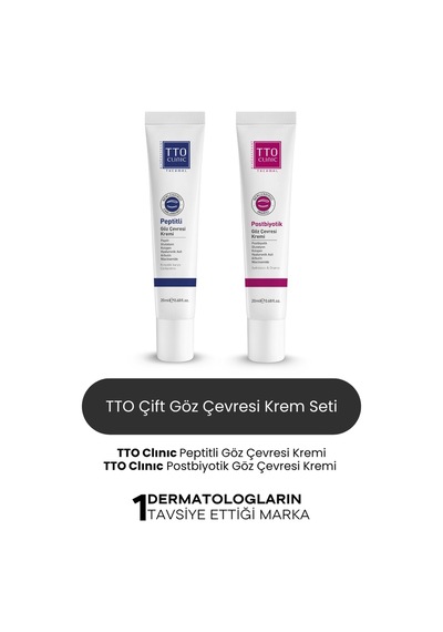 Tto Clinic Peptit + Postbiyotik Göz Çevresi Bakım Seti 2 x 20 ML