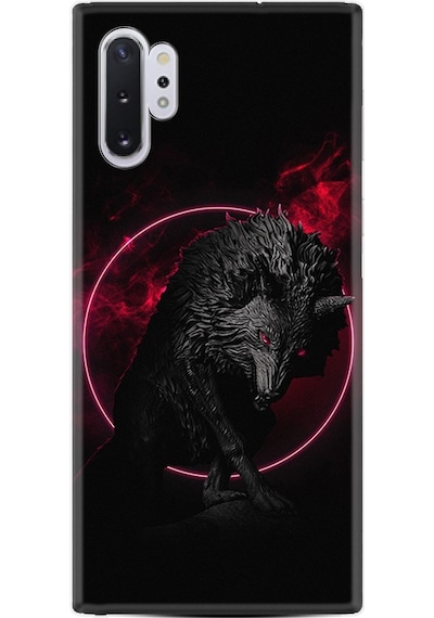 Samsung Uyumlu Galaxy Note 10 Plus Kılıf Silikon Black Wolf 1691
