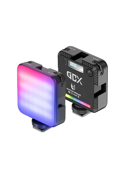 Gdx 64 Rgb Led Mıknatıslı Mobil Video Işığı 2500k-9000k 20 Efektli Cep Led Işık