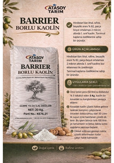 Barrier Borlu Kaolin 20 Kg.