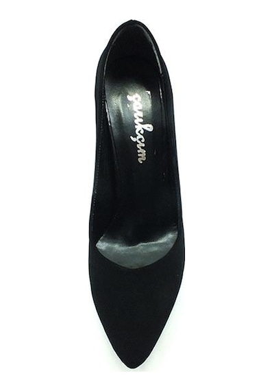 Çarıkçım Stiletto Kadın Ayakkabı Siyah-Süet 61 700