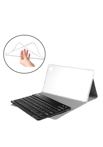 Lenovo Tab M10 Tb328fu Btklavye Mouse+stand Kılıf-bkk6 Pembe