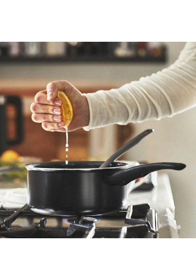 Ikea Hemlagad Kapaklı Tencere 2 L 19 Cm Siyah 2 Parça