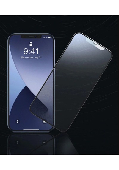 Apple Uyumlu   iPhone 12 Pro Max 9d Tam Kaplayan Parmak Izi Bırakmayan Ekran Koruyucu Film