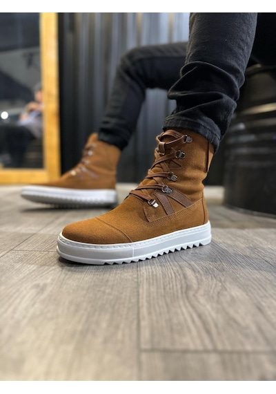Knack Erkek Spor Bot B12 Taba Süet 001