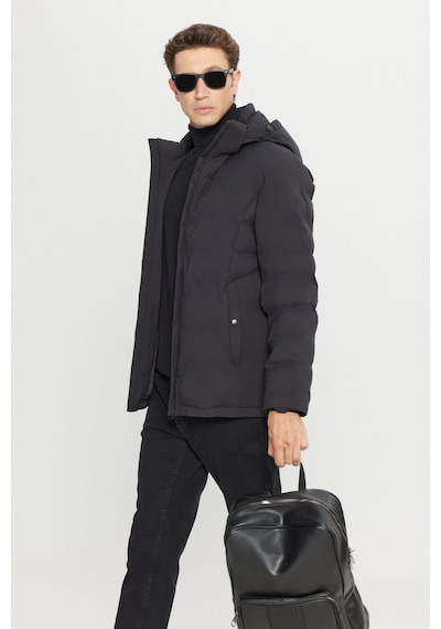 AC&Co / Altınyıldız Classics Erkek Sıyah Standart Fit Normal Kesim Kapüşon Yaka Yan Cepli Casual Mont Siyah AC&Co / Altınyıldız Classics Erkek Sıyah Standart Fit Normal Kesim Kapüşon Yaka Yan Cepli Casual Mont Siyah