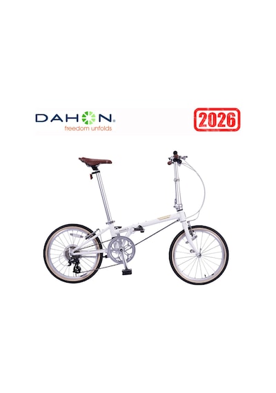 Dahon Boardwalk D8 20 Jant Katlanır Bisiklet 8v Beyaz Siyah