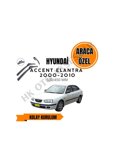 Hyundai Elantra 2000-2010 Araca Özel Silecek
