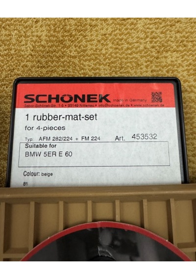 Bmw Schonek Paspas 453532 Bej E60 E61  Germany -