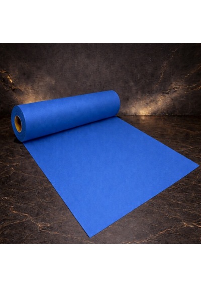 Yüksek Kalite 30 Metre Koyu Mavi Tela Kumaş Koyu Mavi Elyaf Kumaş 70 Cm Genişlik Mavi Süsleme Kumaşı