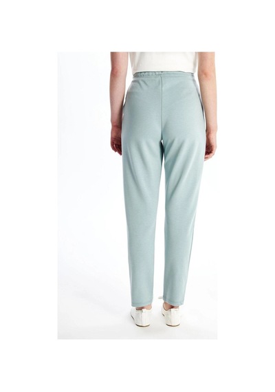 LC Waikiki Lcw Everyday Yeşil Kadın Beli Lastikli Düz Eşofman Altı Dull Green