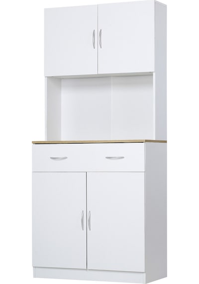 Harmonia Çok Amaçlı Dolap-mikrodalga-erzak-airfryer-mutfak-kiler Dolabı-kahve Köşesi-beyaz-80 Cm Beyaz Harmonia Çok Amaçlı Dolap-mikrodalga-erzak-airfryer-mutfak-kiler Dolabı-kahve Köşesi-beyaz-80 Cm Beyaz