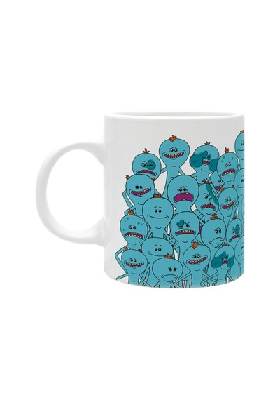 Rick And Morty Baskılı Seramik Beyaz Kupa