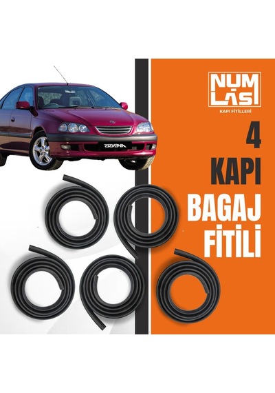 Toyota Avensis 1998-2003 4 Kapı + Bagaj Fitili-a Kalite-numlas-nm5671