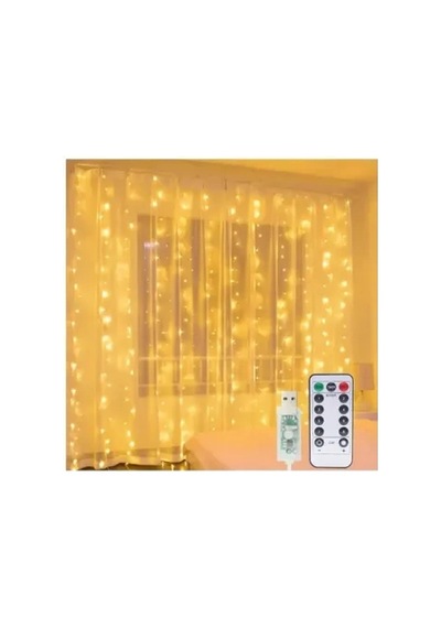 Zenviya21 8 Fonksiyonlu Uzaktan Kumandalı Peri Perde Led - 3x3 Metre Günışığı Zenya785 Renkli