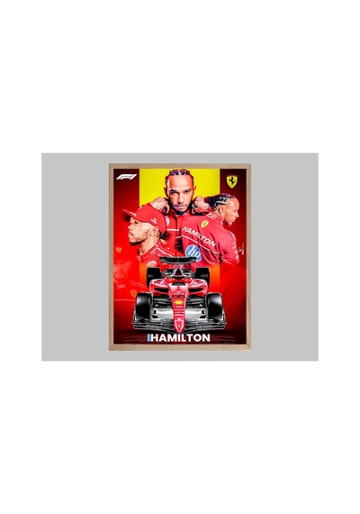 F1 Lewis Hamilton Doğal Ahşap Çerçeveli Tek Parça Dekoratif Tablo Çok Renkli - 844527573 Çok Renkli F1 Lewis Hamilton Doğal Ahşap Çerçeveli Tek Parça Dekoratif Tablo Çok Renkli - 844527573 Çok Renkli