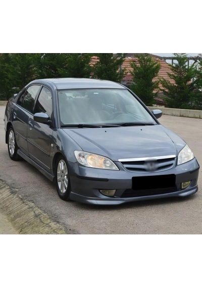 Honda Civic Vtec2 Typer Ön Ek Karlık Mat Siyah Plastik 2004 2003 2006 Makyajlı Kasa