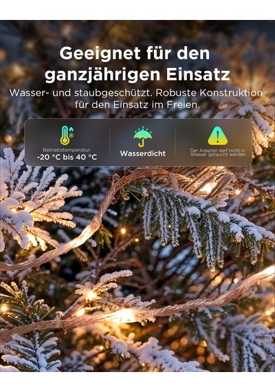 Govee Rgbwıc Noel Aydınlatması 20 M, Noel Ağacı İçin 200 Led'li Açık Ve Kapalı Noel Işık Zinciri, 130'dan Fazla Sahne Modu, Şekil Eşleme, Uygulama Kontrolü, Matter İle Uyumlu, Şeffaf Kablo Siyah Govee Rgbwıc Noel Aydınlatması 20 M, Noel Ağacı İçin 200 Led'li Açık Ve Kapalı Noel Işık Zinciri, 130'dan Fazla Sahne Modu, Şekil Eşleme, Uygulama Kontrolü, Matter İle Uyumlu, Şeffaf Kablo Siyah