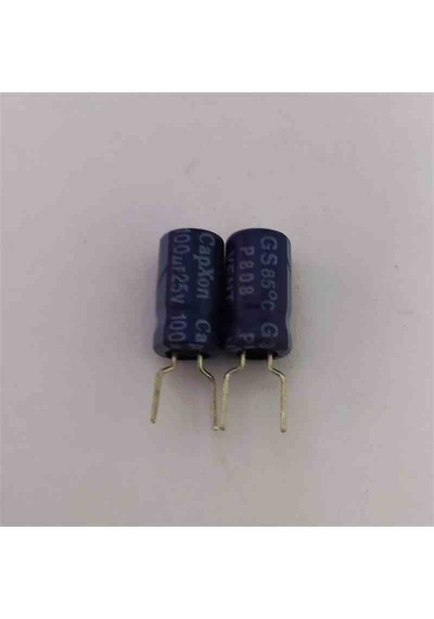 100mf 25v 6x11 Capxon Elko Kondansatör 143 Adet