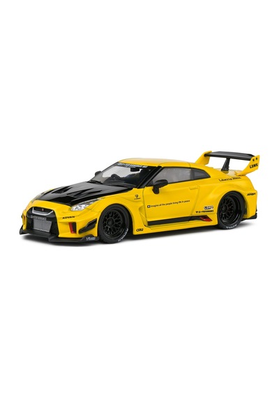 Solido Nissan Gtr35 Lbwk Silhouette Yellow 2019