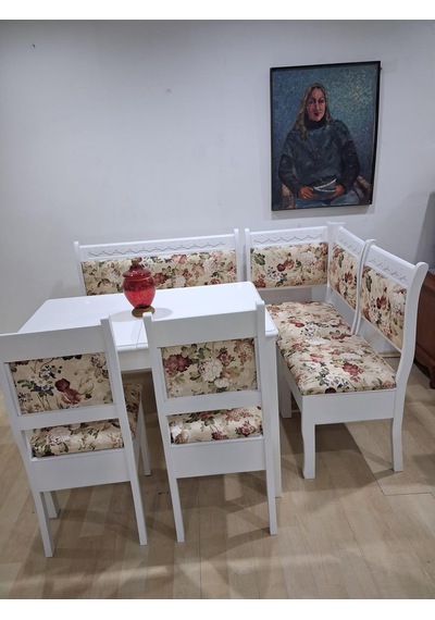 Köşe Mutfak 90568 Tk Kayın Ahşap Sandık Açıl Masa Babyface Çiçekli Kumaş Parlak Beyaz Lake Beyaz Köşe Mutfak 90568 Tk Kayın Ahşap Sandık Açıl Masa Babyface Çiçekli Kumaş Parlak Beyaz Lake Beyaz