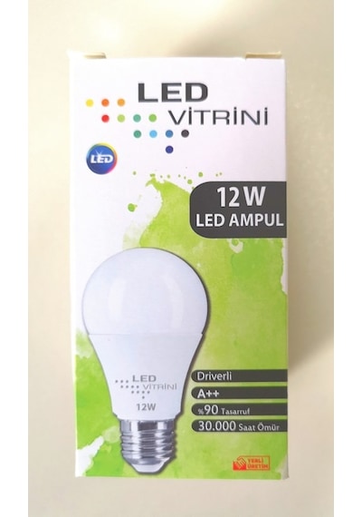 12 W Led Ampul 1080 Lumen Beyaz--5 Adet
