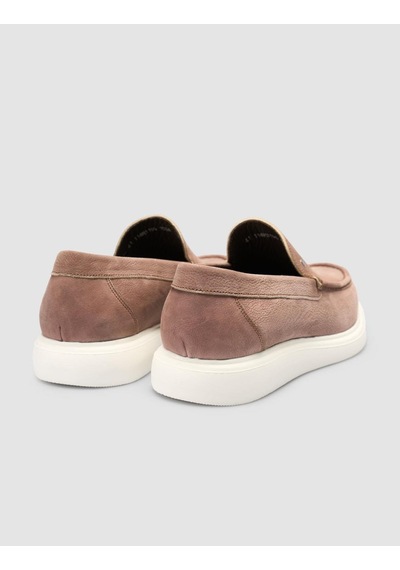 Cabani Taba Nubuk Erkek Loafer Ayakkabı Taba