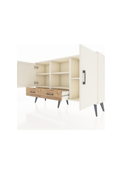 Arges Konsol 5 Raflı 2 Çekmeceli 3 Kapaklı 132x30x83 Aytaşı-aytaşı/çam Aytaşı/çam Arges Konsol 5 Raflı 2 Çekmeceli 3 Kapaklı 132x30x83 Aytaşı-aytaşı/çam Aytaşı/çam