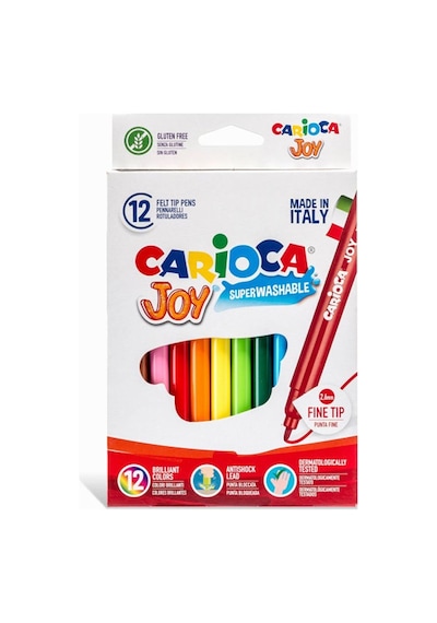 Carioca Keçeli Kalem Joy Süper Yıkanabilir 12 Li 40614