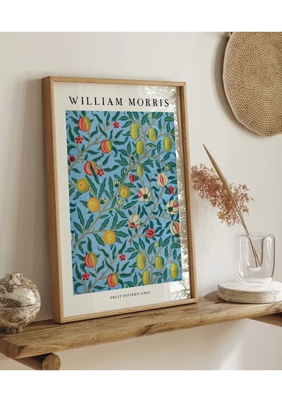 Çerçevesiz Poster William Morris Meyve Deseni No 2