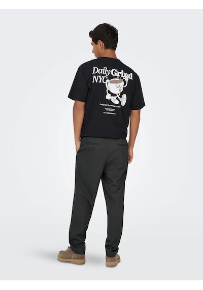 Only & Sons Erkek Chino Siyah Pantolon - 22035160