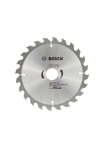 Bosch Optiline Eco 190x30 mm 24 Diş Daire Testere Bıçağı - 10'lu Pk. - 2608644613