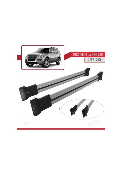 Mitsubishi Pajero (V80) 2007 Ve Sonrası Fly Model Ara Atkı Tavan