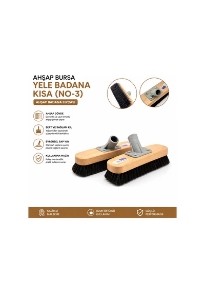 Ahşap Saplı Badana Fırçası No 3