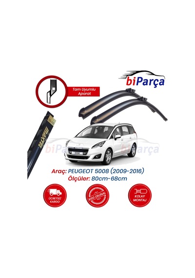 Peugeot 5008 Maxtel Muz Silecek Takımı 2009-2016