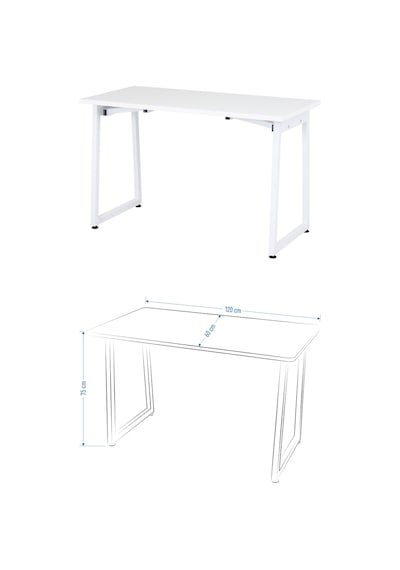 Vilinze Biga Çalışma Ofis Masası Ve Deniz Çalışma Ofis Sandalyesi Set - 60x120 Cm Kırçıllı Gri Vilinze Biga Çalışma Ofis Masası Ve Deniz Çalışma Ofis Sandalyesi Set - 60x120 Cm Kırçıllı Gri