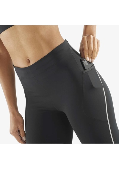 Salomon Sense Stow Tights Kadın Siyah Koşu Taytı Lc2299500 Siyah