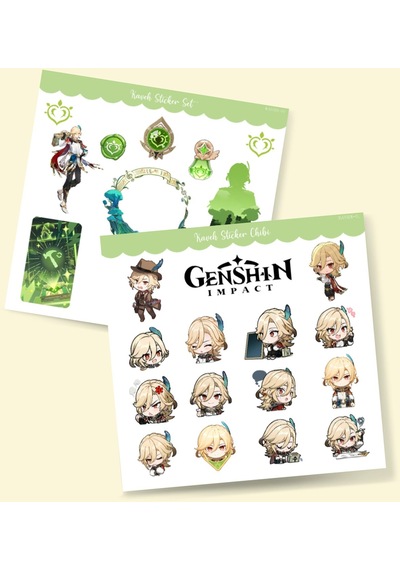 Genshin - Kaveh 2'li Sticker Seti -parlak Kağıt-